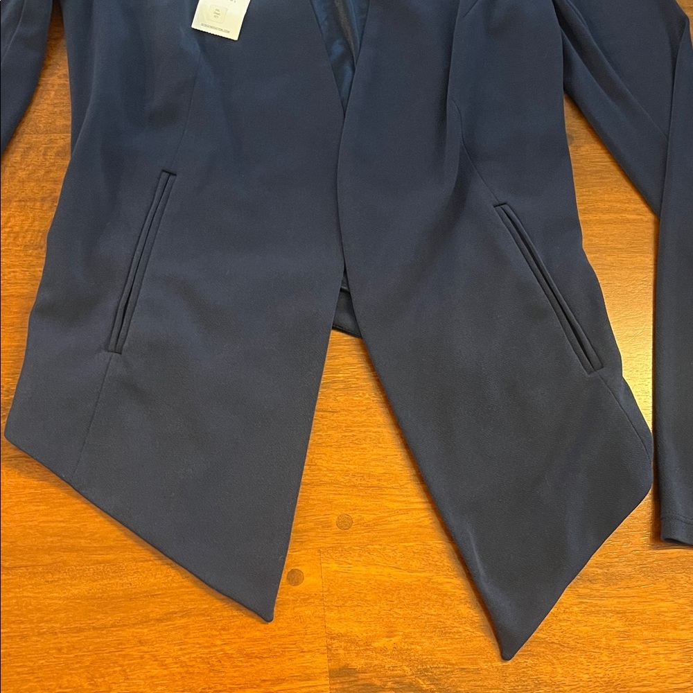 NWT BCBGeneration Dark Blue Stretchy Women's Blazer - Picture 3 of 4